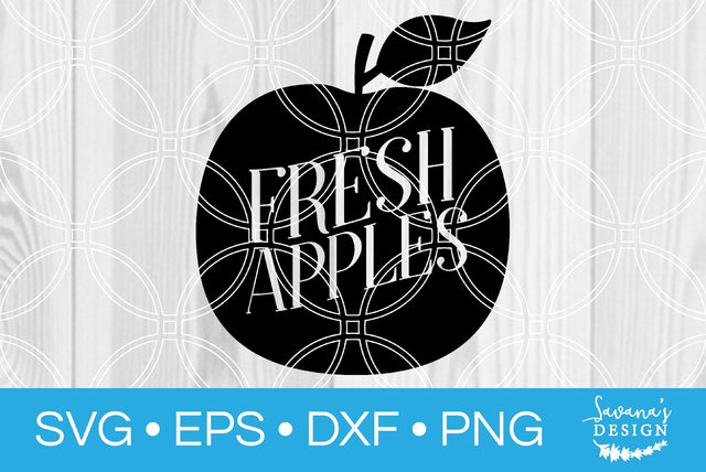Fresh Apples SVG SavanasDesign 