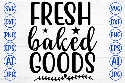 Fresh Baked Goods SVG Cut File SVG Syaman 