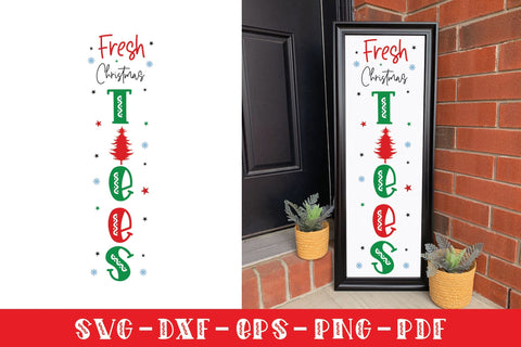 Fresh Christmas Trees Porch Sign SVG SVG CraftLabSVG 