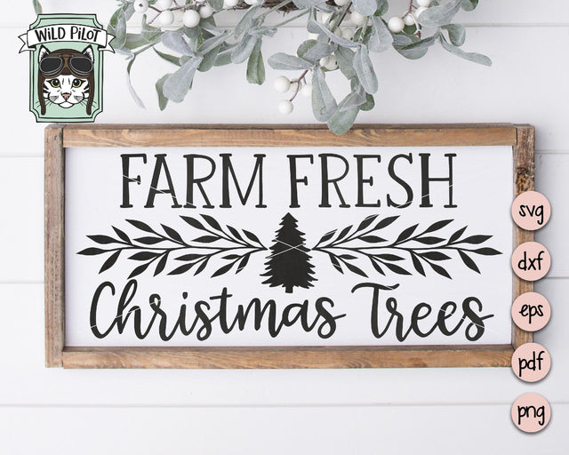 Fresh Christmas Trees SVG Cut File SVG Wild Pilot 