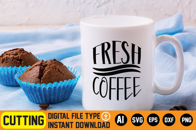 Fresh Coffee SVG CraftlabSvg29 