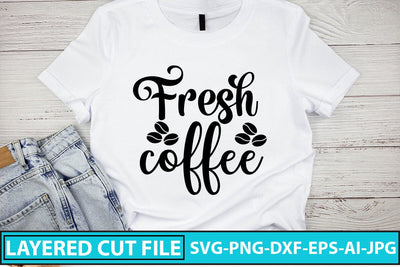 Fresh Coffee SVG Design SVG Syaman 