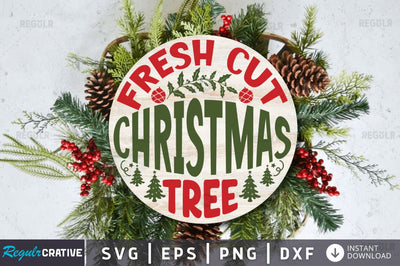 Fresh cut christmas tree SVG SVG Regulrcrative 