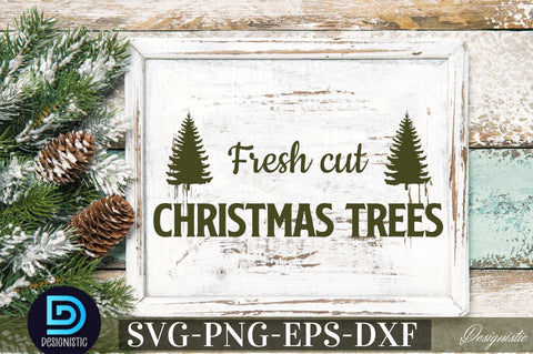 Fresh cut christmas trees SVG SVG DESIGNISTIC 