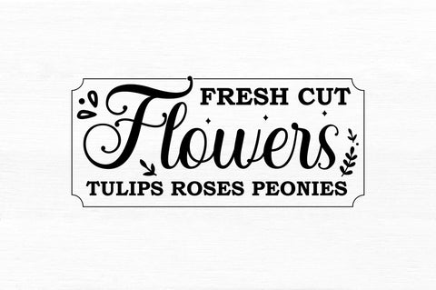 Fresh cut flowers tulips SVG Design SVG Regulrcrative 