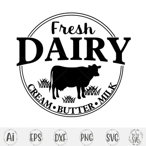 Fresh Dairy SVG I Want That SVG 
