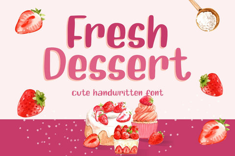 Fresh Dessert Font jafarnation 