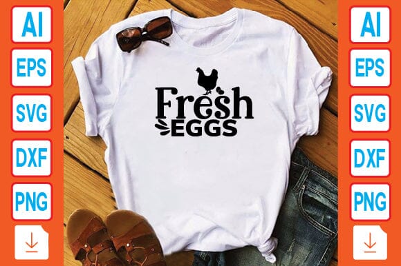 Fresh Eggs SVG Craftlabsvg24 
