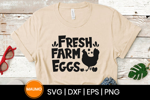 Fresh farm eggs, farm svg quote SVG Maumo Designs 