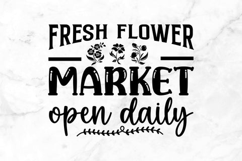 Fresh flower market open daily SVG SVG Regulrcrative 