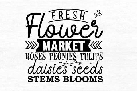 Fresh flower market SVg Design SVG Regulrcrative 