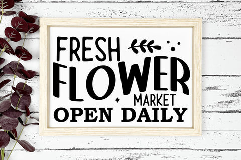Fresh flower market SVG Design SVG Regulrcrative 