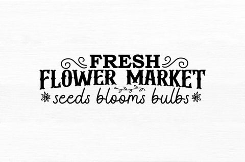 Fresh Flower market SVG Design SVG Regulrcrative 