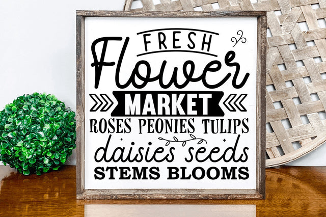 Fresh flower market SVg Design SVG Regulrcrative 