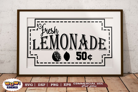 Fresh lemonade 50C svg, Summer svg, Beach svg, Png, Dxf SVG Wowsvgstudio 