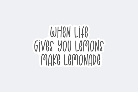 Fresh Lemonade | Monoline Font Font Jimtype Studio 