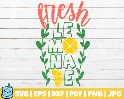 Fresh Lemonade Sign SVG MintyMarshmallows 