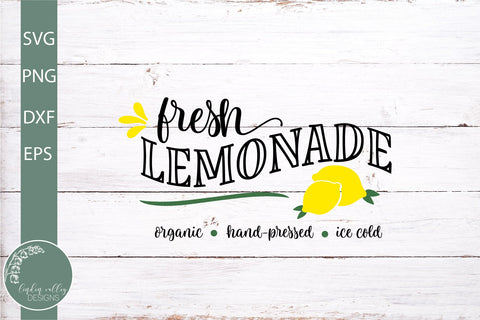 Fresh Lemonade SVG- Farmhouse Summer Lemonade SVG SVG Linden Valley Designs 