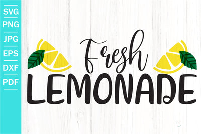 Fresh Lemonade SVG | Lemon SVG | Summer SVG SVG SeventhHeavenStudios 