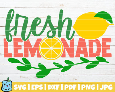 Fresh Lemonade SVG MintyMarshmallows 