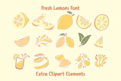 Fresh Lemons Font yumnatype 