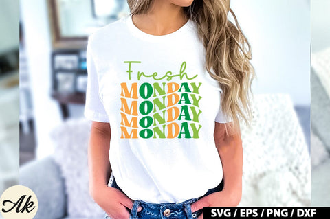 Fresh monday Retro SVG SVG akazaddesign 