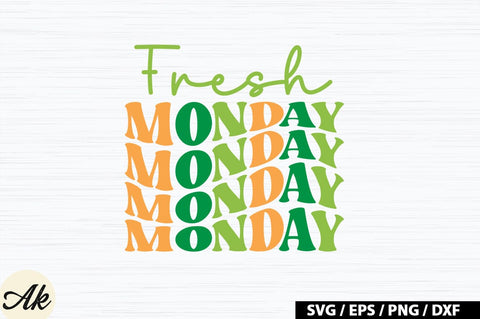 Fresh monday Retro SVG SVG akazaddesign 