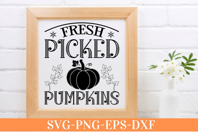 Fresh picked pumpkins SVG SVG DESIGNISTIC 
