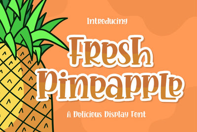 Fresh Pineapple Font Zeenesia Std 