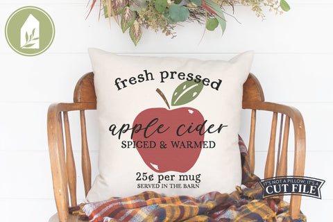 Fresh Pressed Apple Cider | Fall Sign SVG | Apple SVG SVG LilleJuniper 