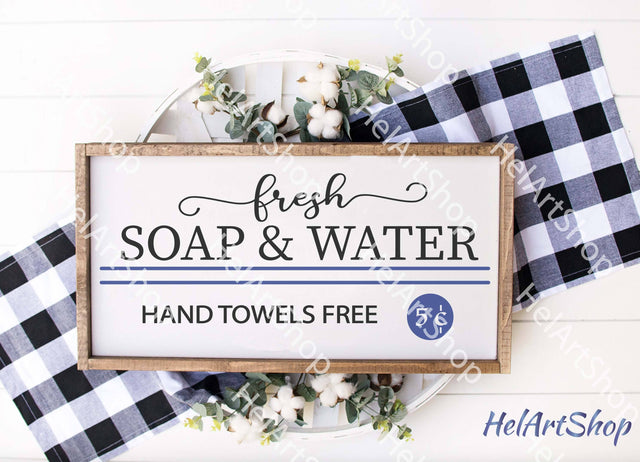 Fresh Soap And Water svg, Funny Bathroom Svg SVG _HelArtShop_ 