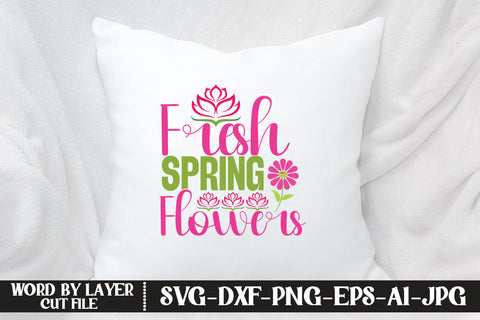 Fresh Spring Flowers SVG CUT FILE SVG MStudio 