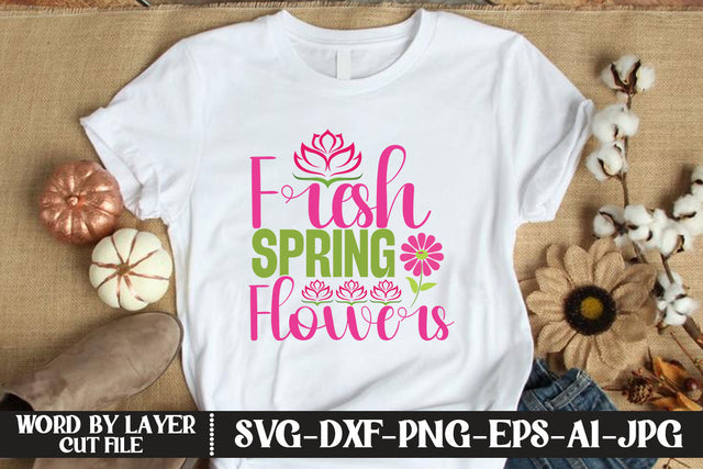 Fresh Spring Flowers SVG CUT FILE SVG MStudio 