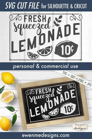 Fresh Squeezed Lemonade - 10 Cents - SVG SVG Ewe-N-Me Designs 