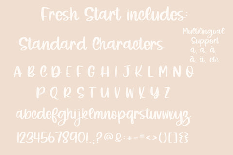 Fresh Start, Cute Handwritten Font Font Designing Digitals 