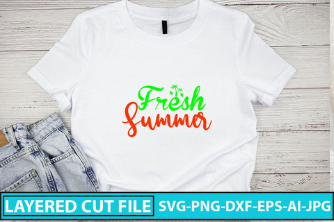 Fresh Summer SVG Cut File SVG Syaman 