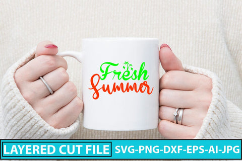 Fresh Summer SVG Cut File SVG Syaman 
