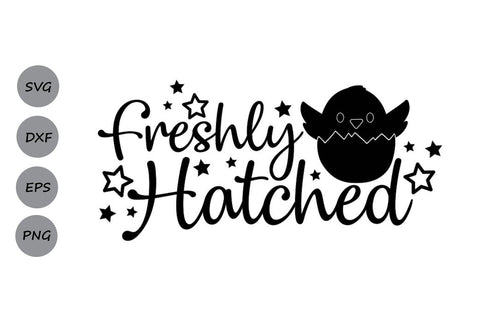 Freshly Hatched| Easter SVG Cutting Files SVG CosmosFineArt 