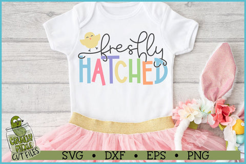 Freshly Hatched Easter SVG File SVG Crunchy Pickle 