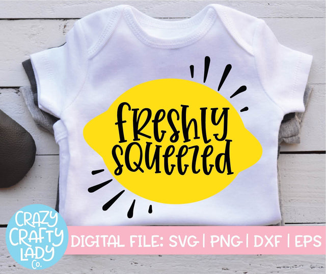 Freshly Squeezed | Summer SVG Cut File SVG Crazy Crafty Lady Co. 