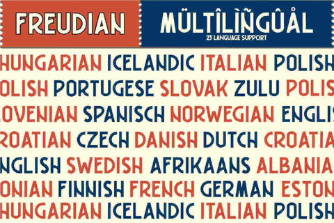 Freudian Font Garisman Studio 