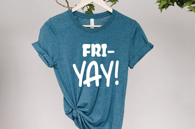 Fri-YAY SVG, Weekend Svg, Friyay Svg, Friday Svg, Hello Weekend Svg, Friday Cut File, Friday Shirt svg, fri-nally svg, Is It Friday Yet Svg SVG Fauz 