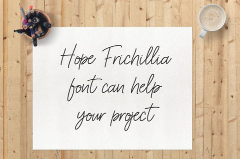 Frichilla Handwritten Script Font Font Balevgraph Studio 
