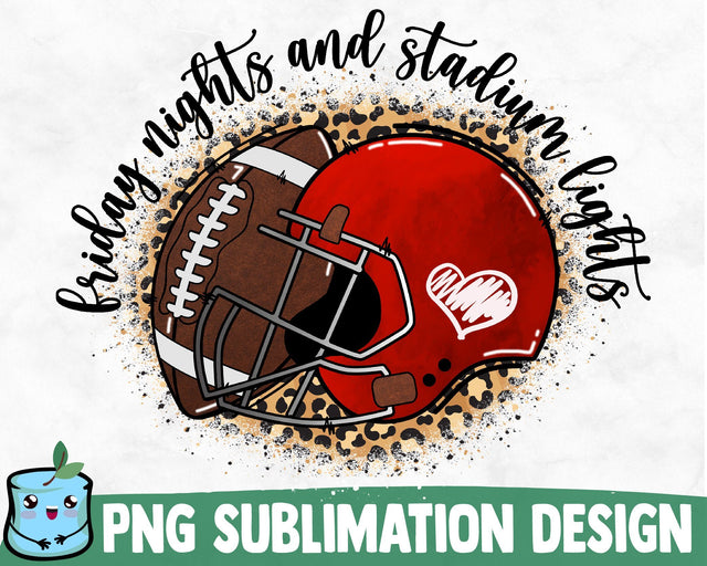 Friday Nights And Stadium Lights Sublimation Design Sublimation MintyMarshmallows 