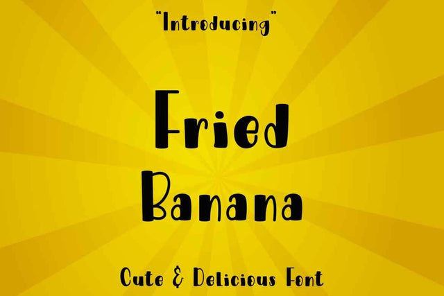 Fried Banana Font Supersemar Letter 