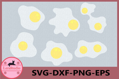 Fried eggs Svg SVG Lerastudio 