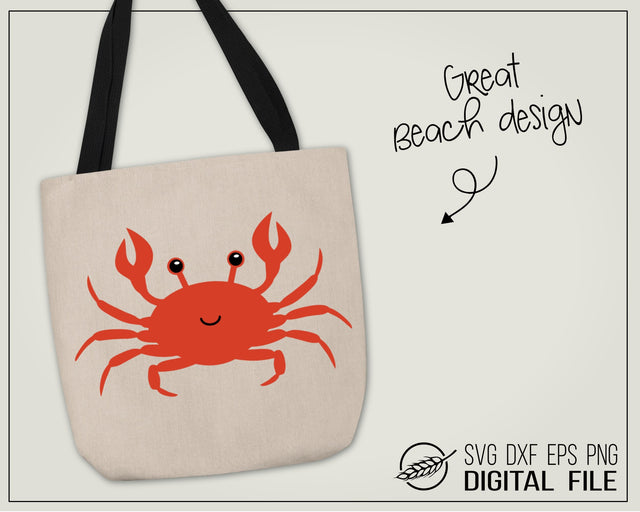 Friendly crab SVG Boertiek 