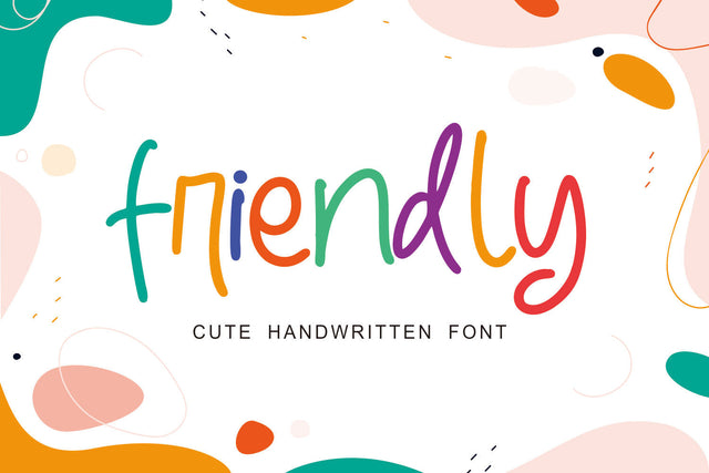 friendly Font Mozarella 
