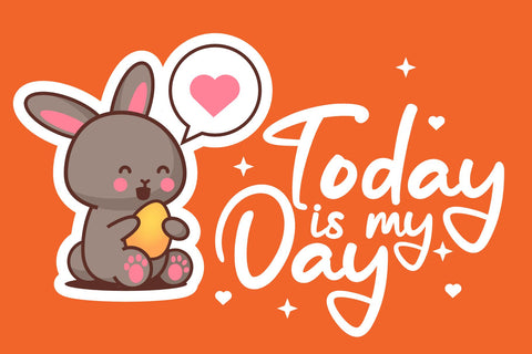 Friendly Rabbit - Playful Typeface Font Dumadistyle 