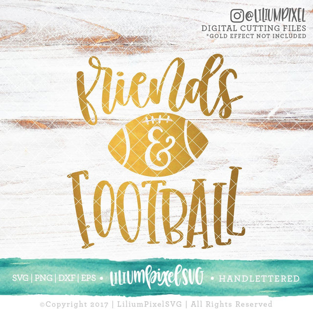 Friends and Football SVG Lilium Pixel SVG 